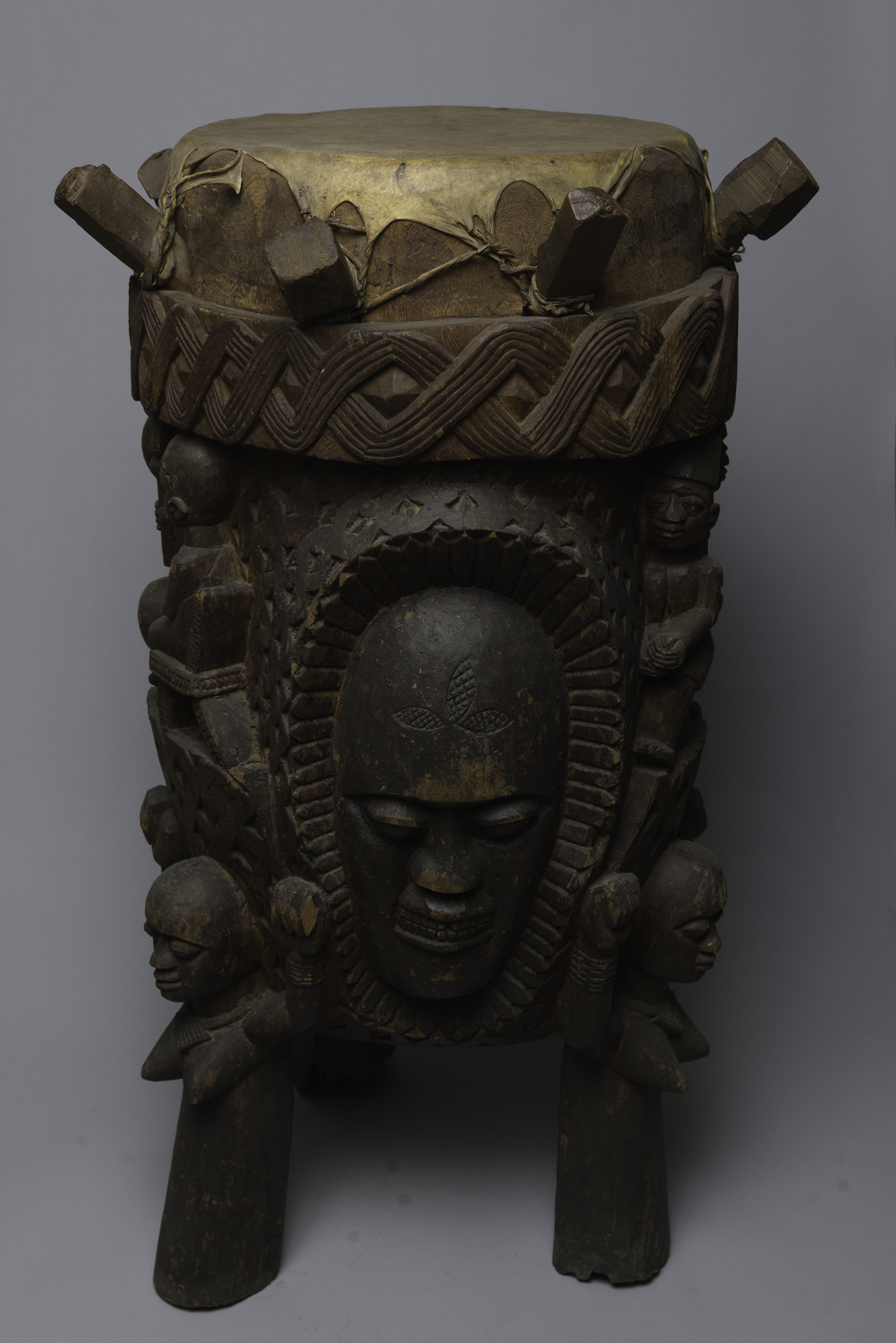 Wooden Ogboni Drum
